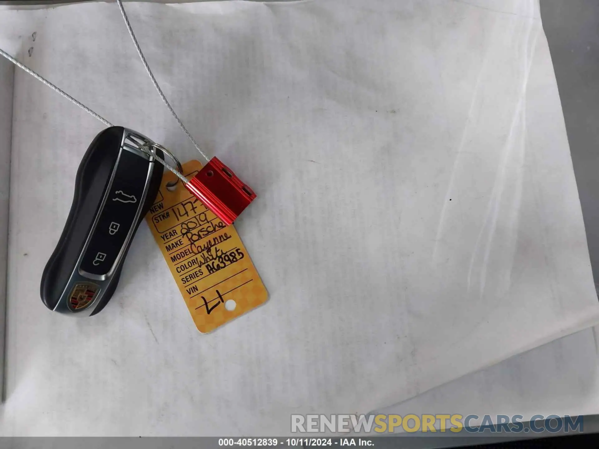 11 Photograph of a damaged car WP1AB2AY8KDA63985 PORSCHE CAYENNE 2019