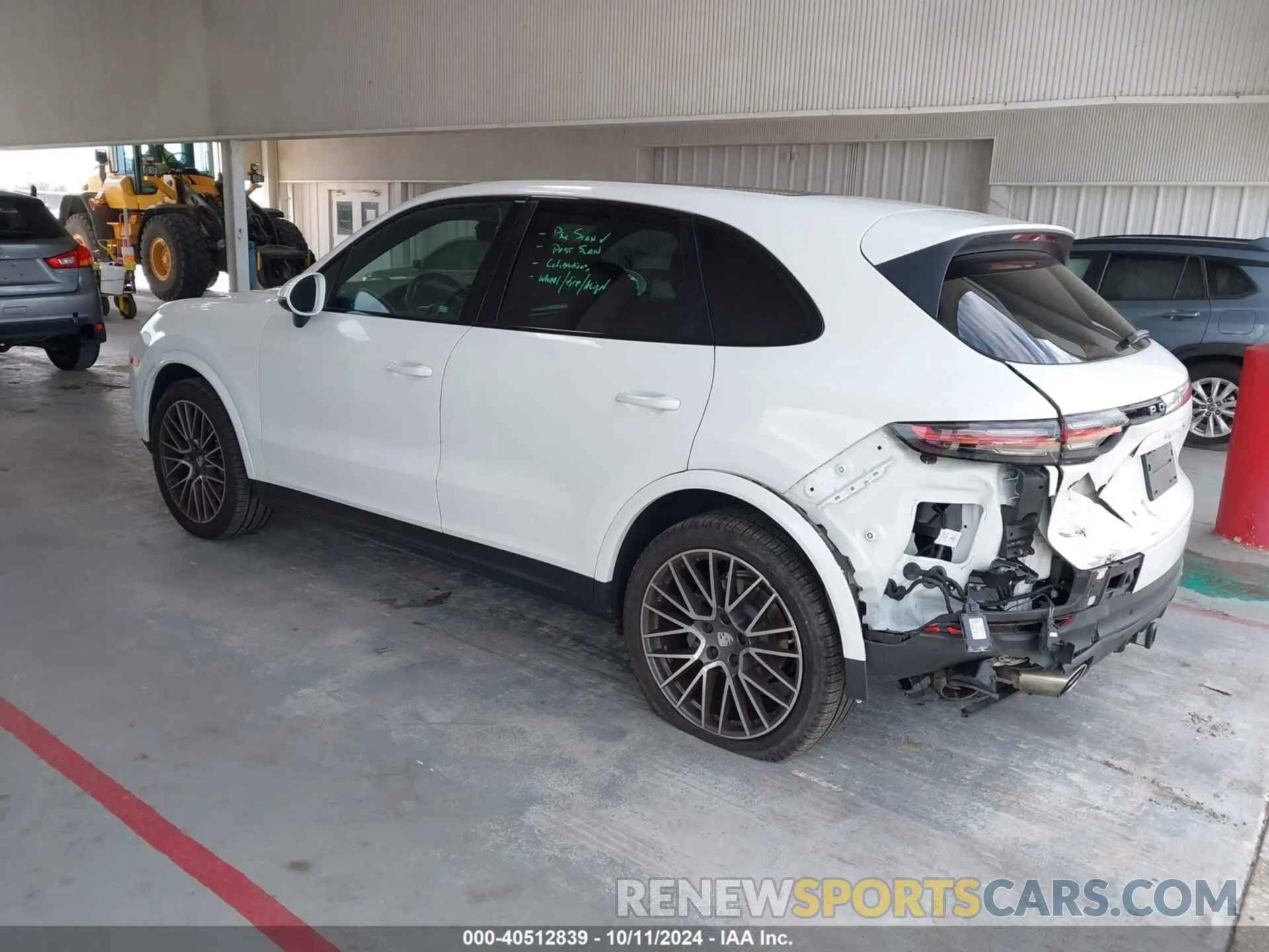3 Photograph of a damaged car WP1AB2AY8KDA63985 PORSCHE CAYENNE 2019