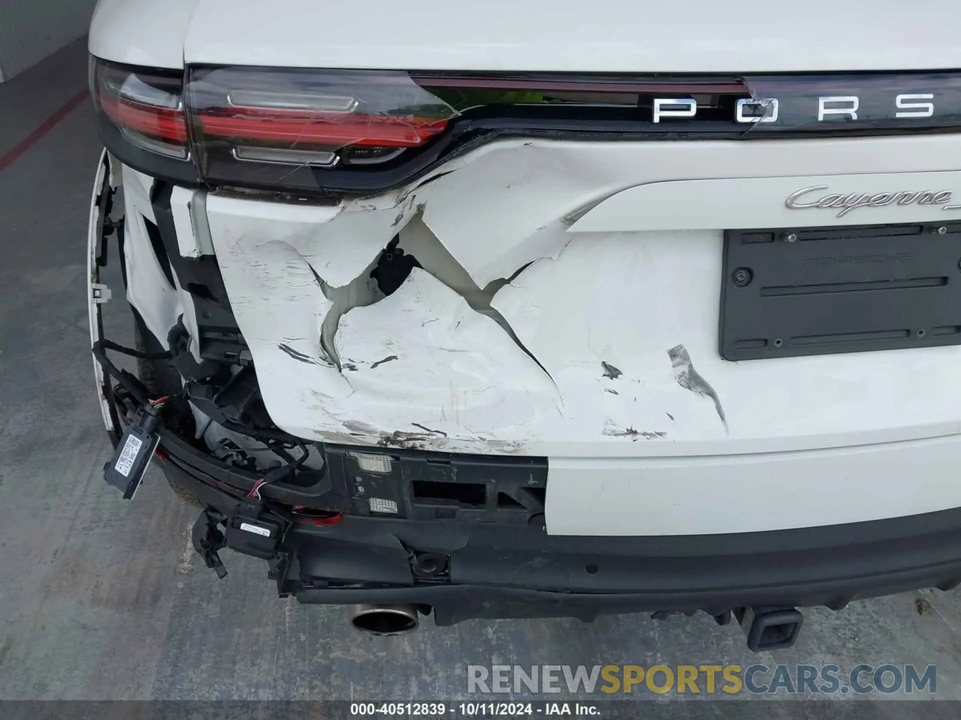 6 Photograph of a damaged car WP1AB2AY8KDA63985 PORSCHE CAYENNE 2019