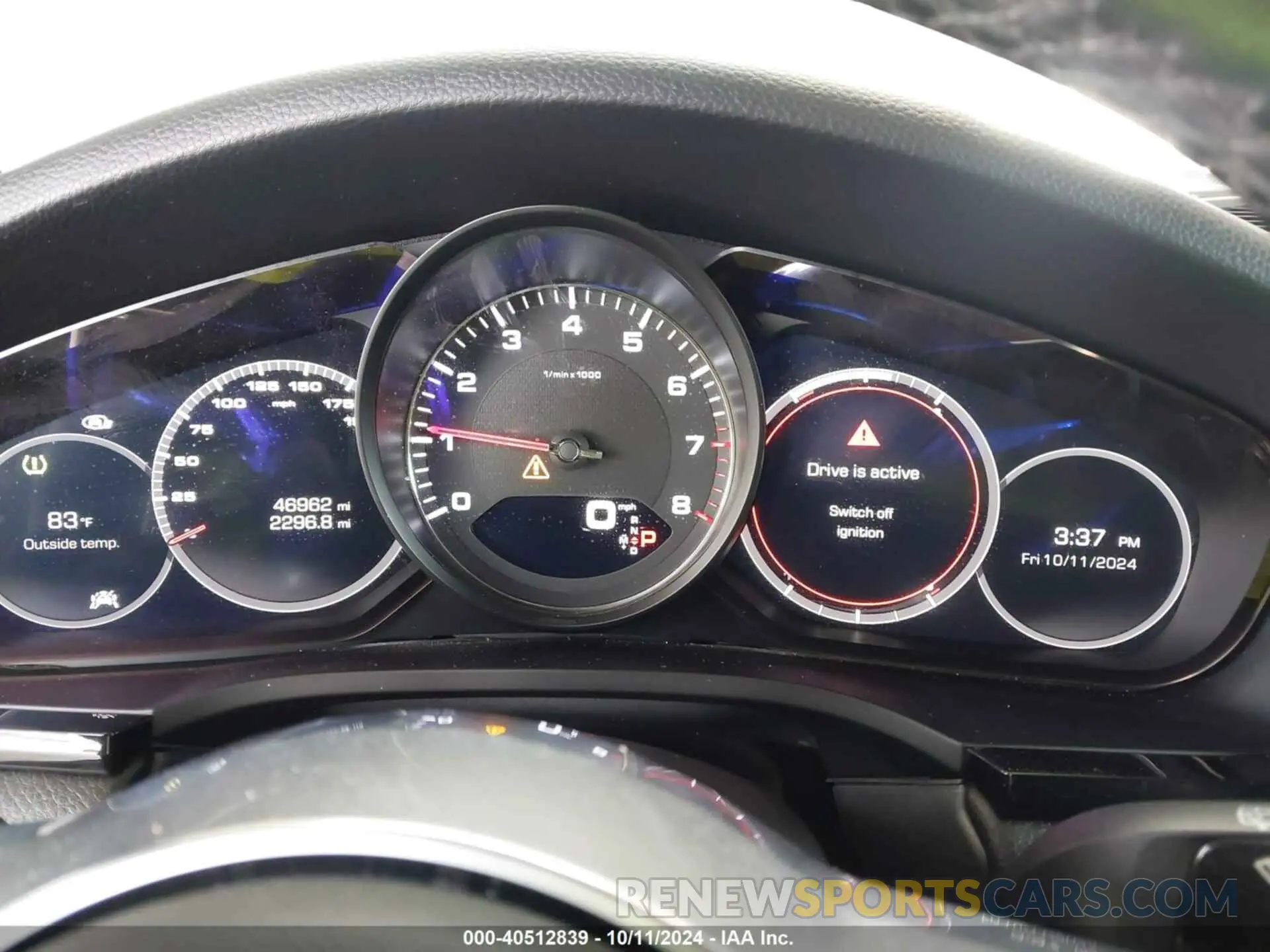 7 Photograph of a damaged car WP1AB2AY8KDA63985 PORSCHE CAYENNE 2019