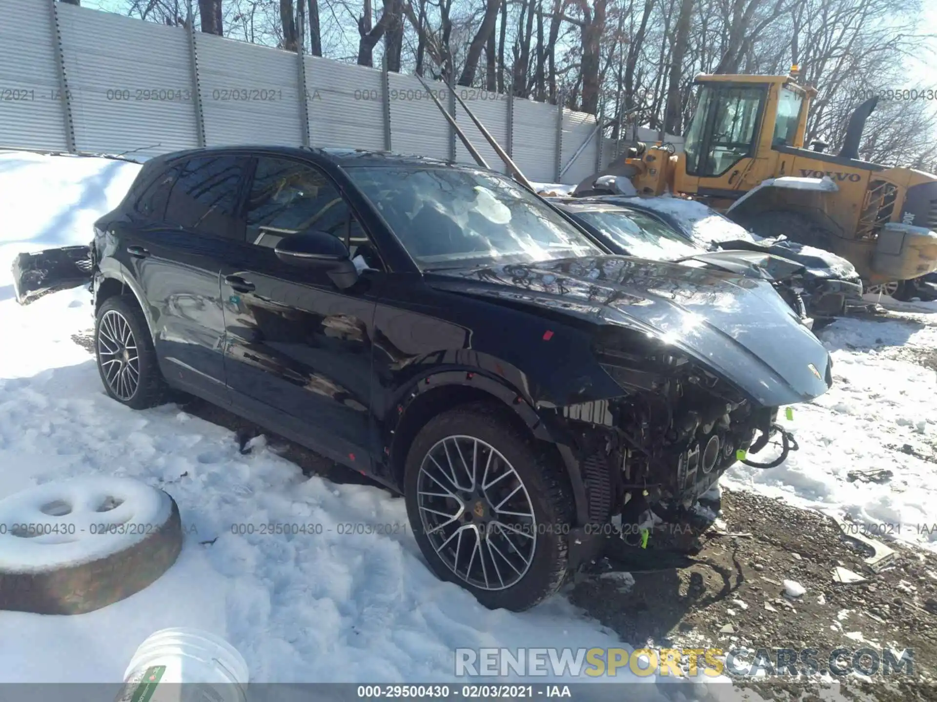 1 Photograph of a damaged car WP1AB2AY9KDA62957 PORSCHE CAYENNE 2019