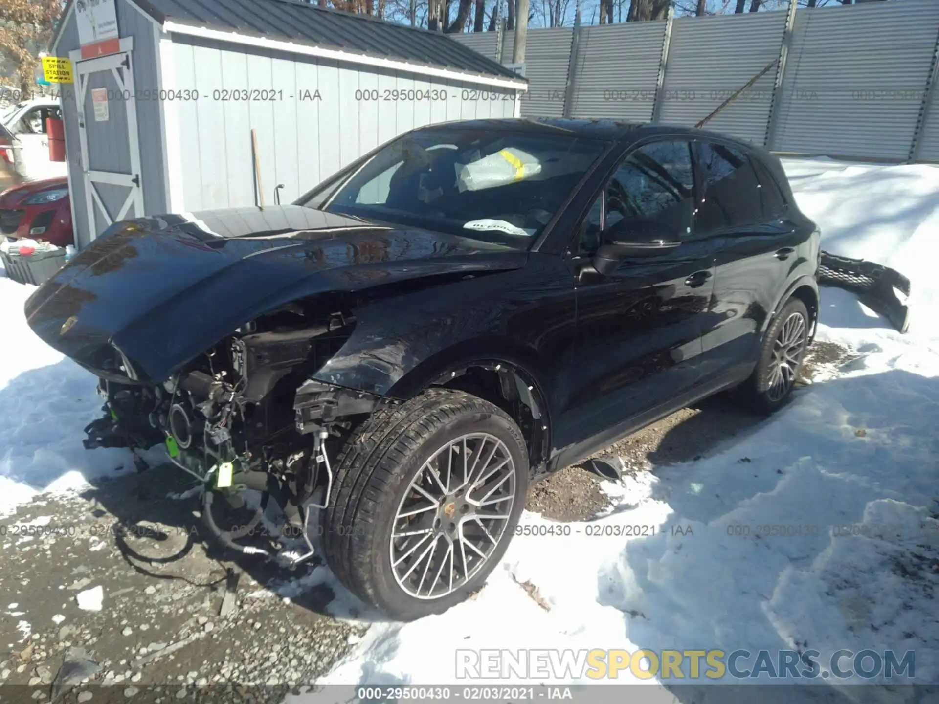 2 Photograph of a damaged car WP1AB2AY9KDA62957 PORSCHE CAYENNE 2019