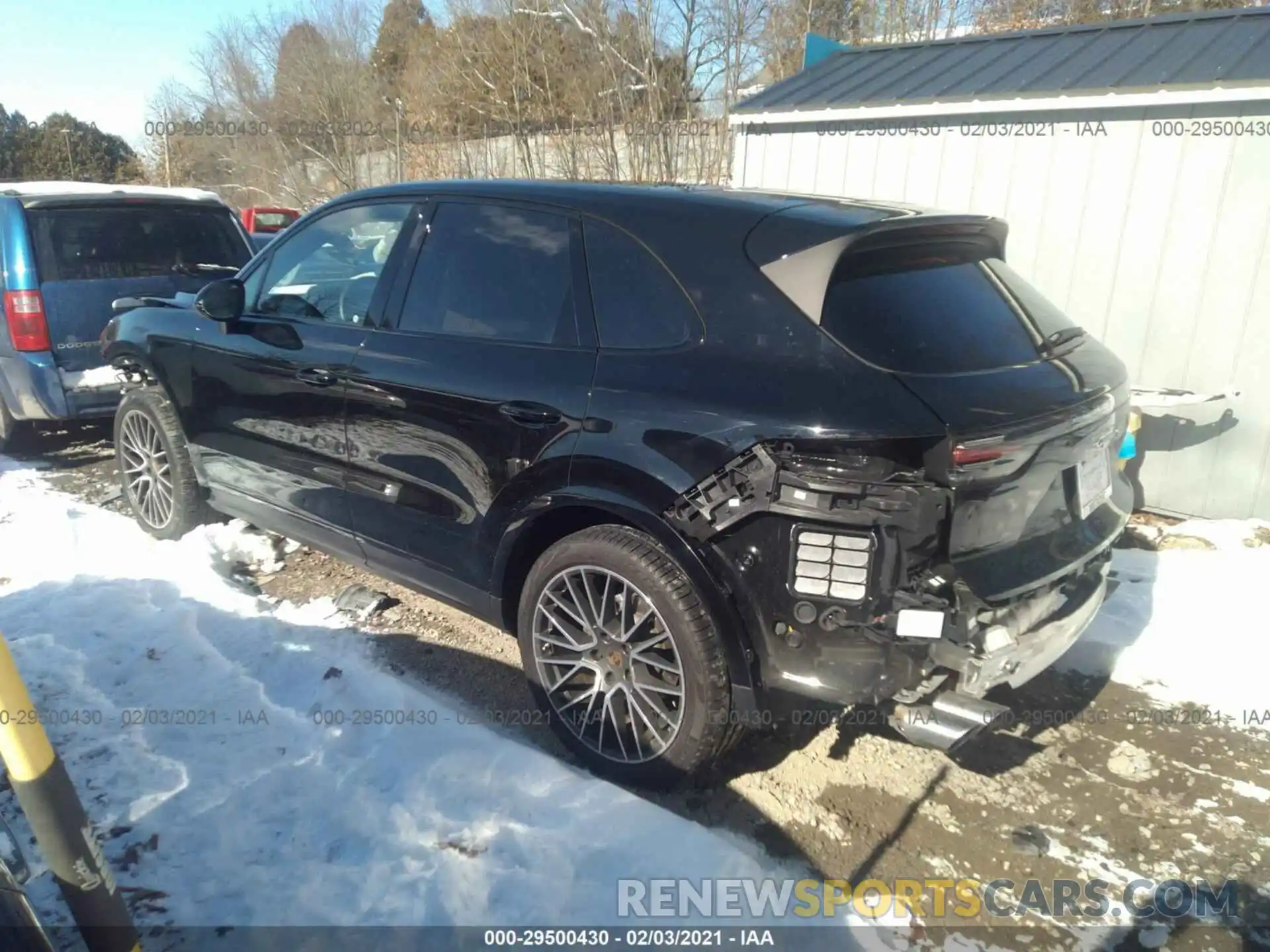 3 Photograph of a damaged car WP1AB2AY9KDA62957 PORSCHE CAYENNE 2019