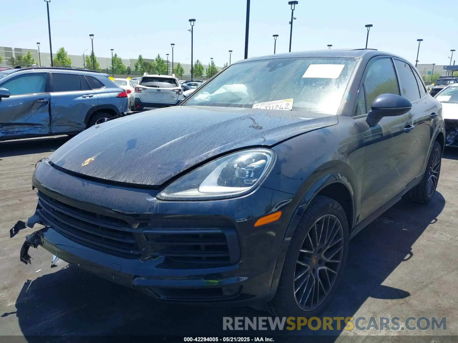 2 Photograph of a damaged car WP1AB2AY9KDA64014 PORSCHE CAYENNE 2019