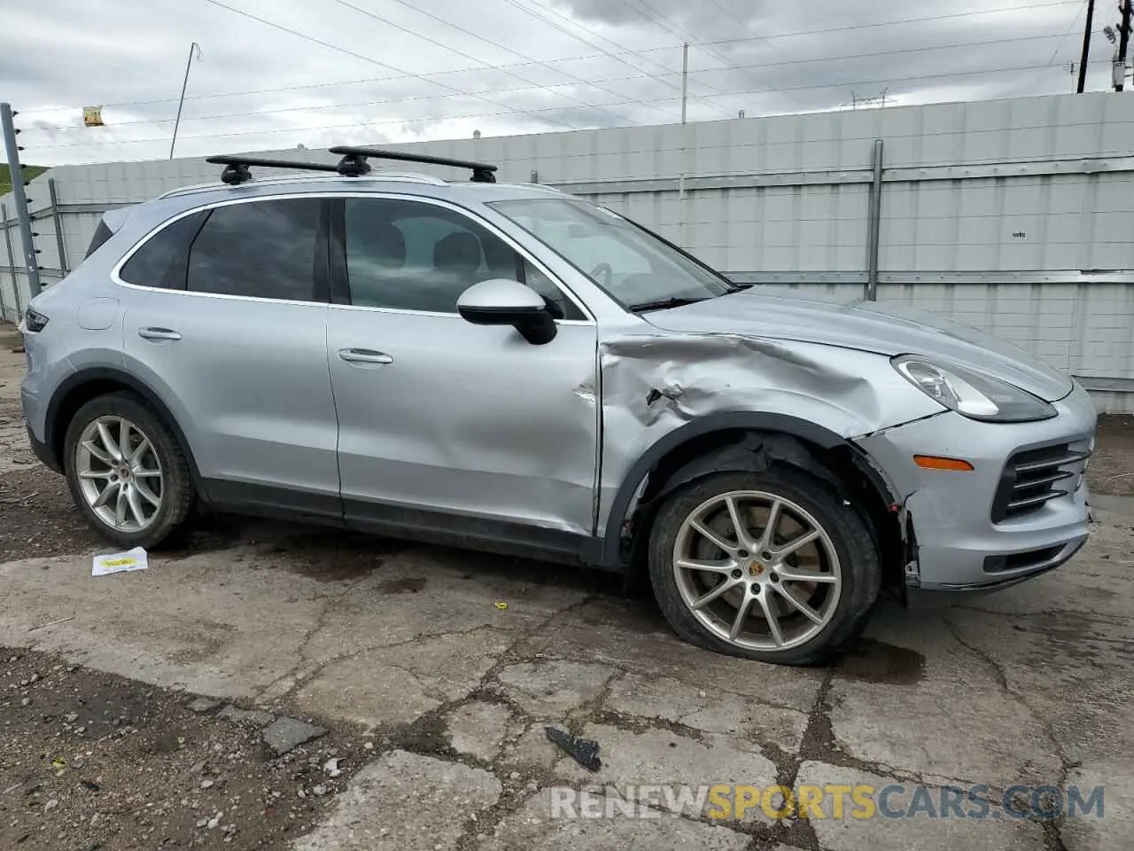 4 Photograph of a damaged car WP1AB2AYXKDA63826 PORSCHE CAYENNE 2019