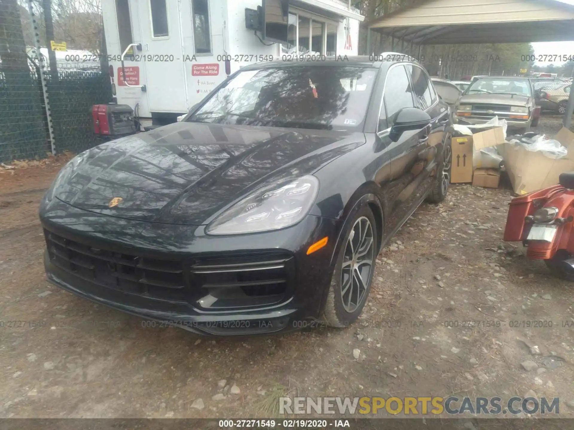 2 Photograph of a damaged car WP1AF2AY5KDA80781 PORSCHE CAYENNE 2019