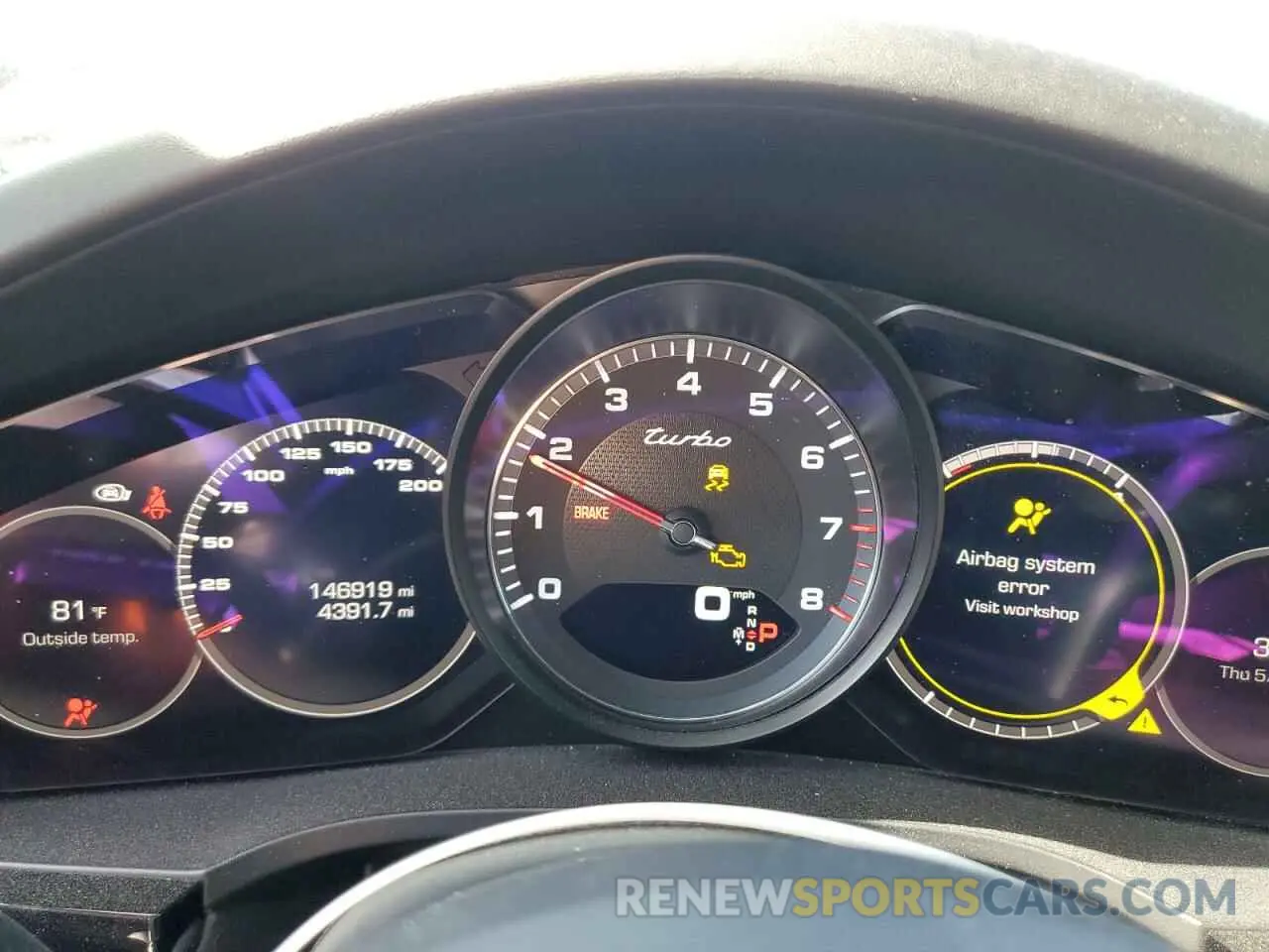 9 Photograph of a damaged car WP1AF2AY6KDA80773 PORSCHE CAYENNE 2019