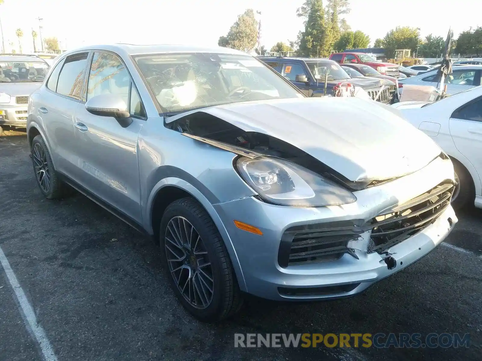 1 Photograph of a damaged car WP1AA2AY1LDA05592 PORSCHE CAYENNE 2020