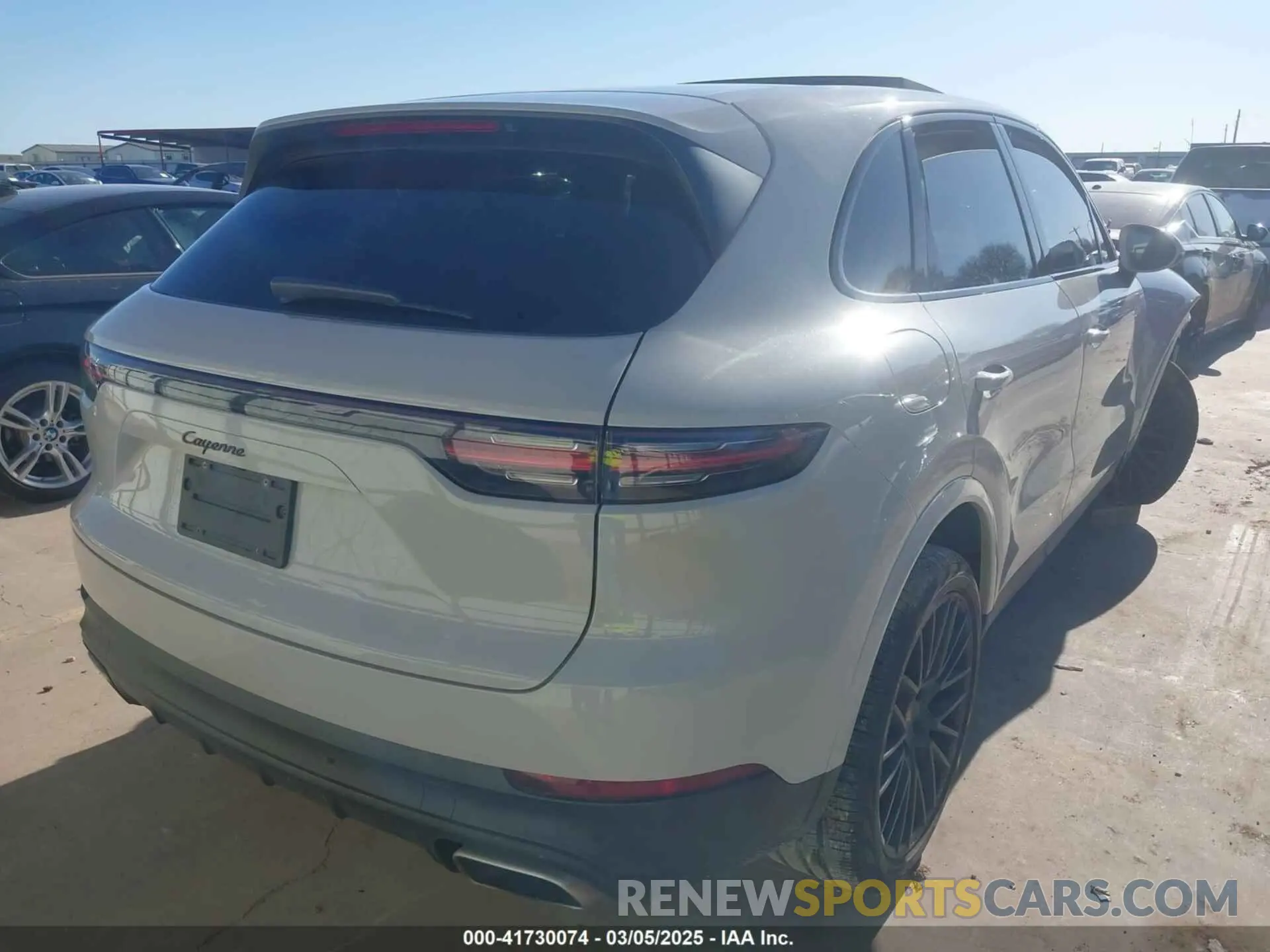 4 Photograph of a damaged car WP1AA2AY1LDA07276 PORSCHE CAYENNE 2020