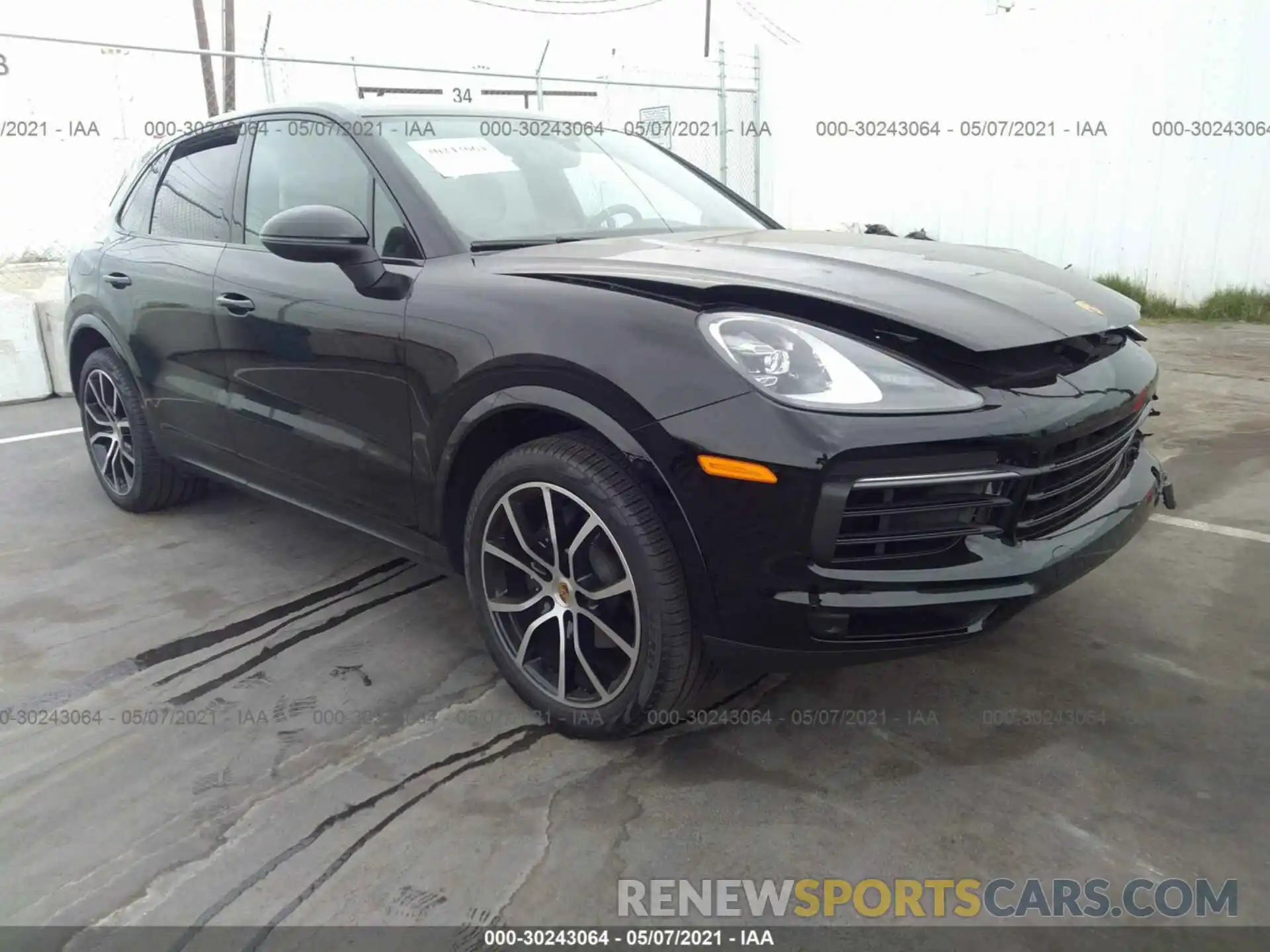 1 Photograph of a damaged car WP1AA2AY1LDA09724 PORSCHE CAYENNE 2020