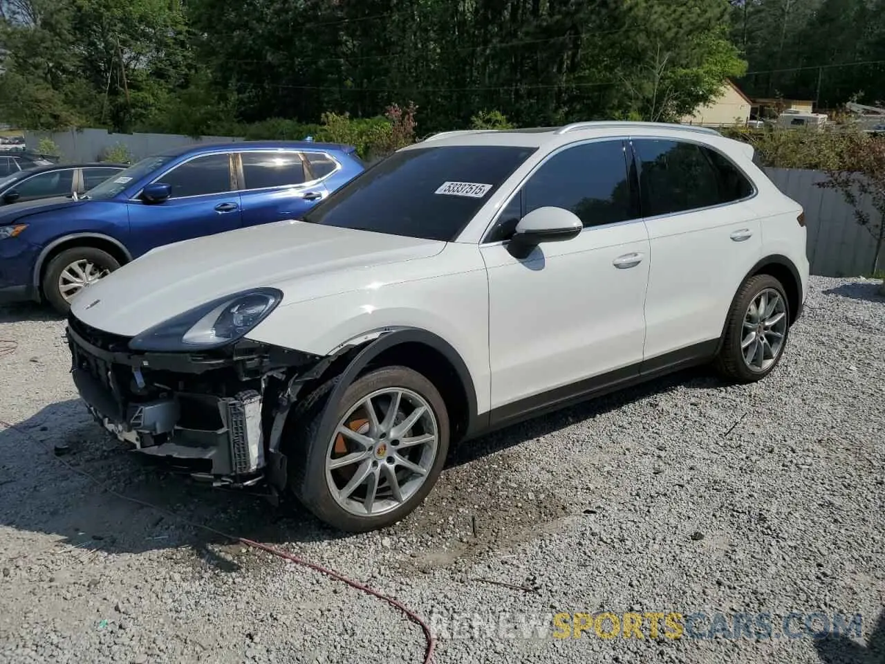 1 Photograph of a damaged car WP1AA2AY3LDA00359 PORSCHE CAYENNE 2020