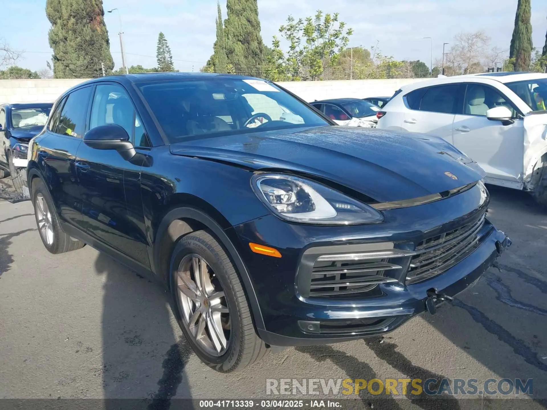 1 Photograph of a damaged car WP1AA2AY3LDA04136 PORSCHE CAYENNE 2020