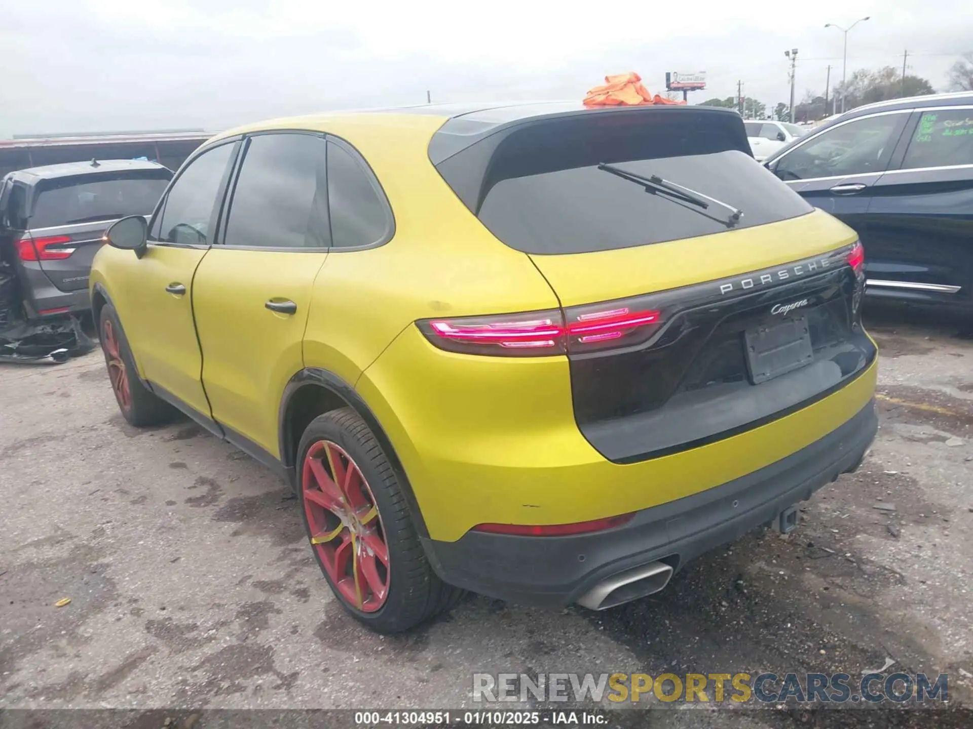 3 Photograph of a damaged car WP1AA2AY5LDA03828 PORSCHE CAYENNE 2020