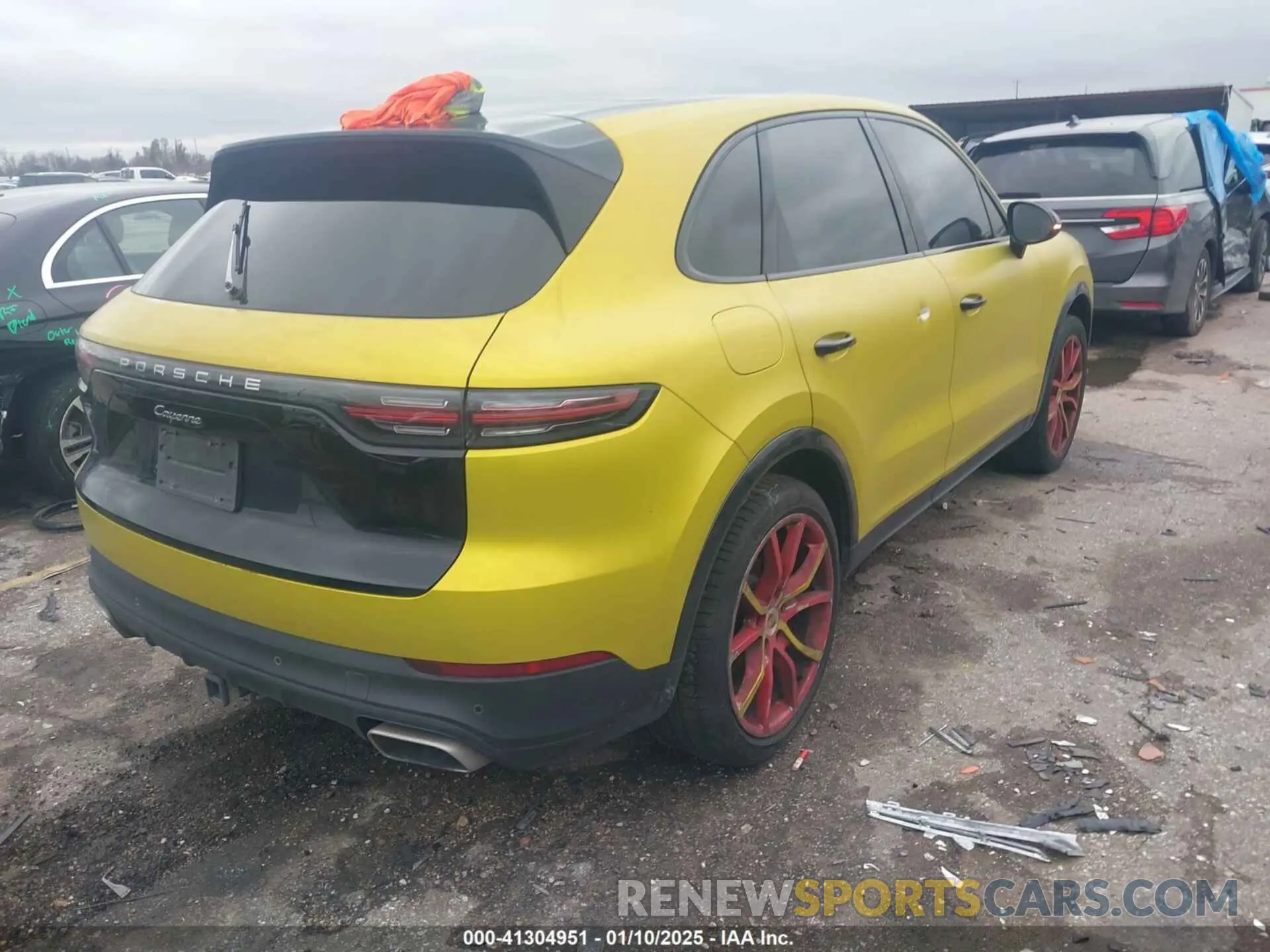 4 Photograph of a damaged car WP1AA2AY5LDA03828 PORSCHE CAYENNE 2020