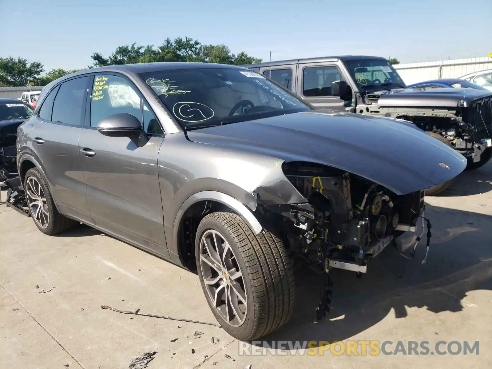 1 Photograph of a damaged car WP1AA2AY6LDA04079 PORSCHE CAYENNE 2020