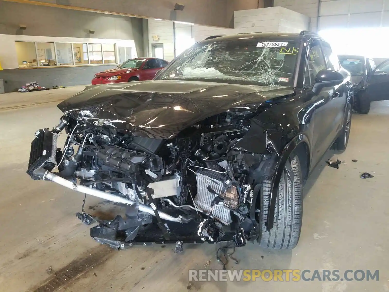 2 Photograph of a damaged car WP1AA2AY7LDA05578 PORSCHE CAYENNE 2020