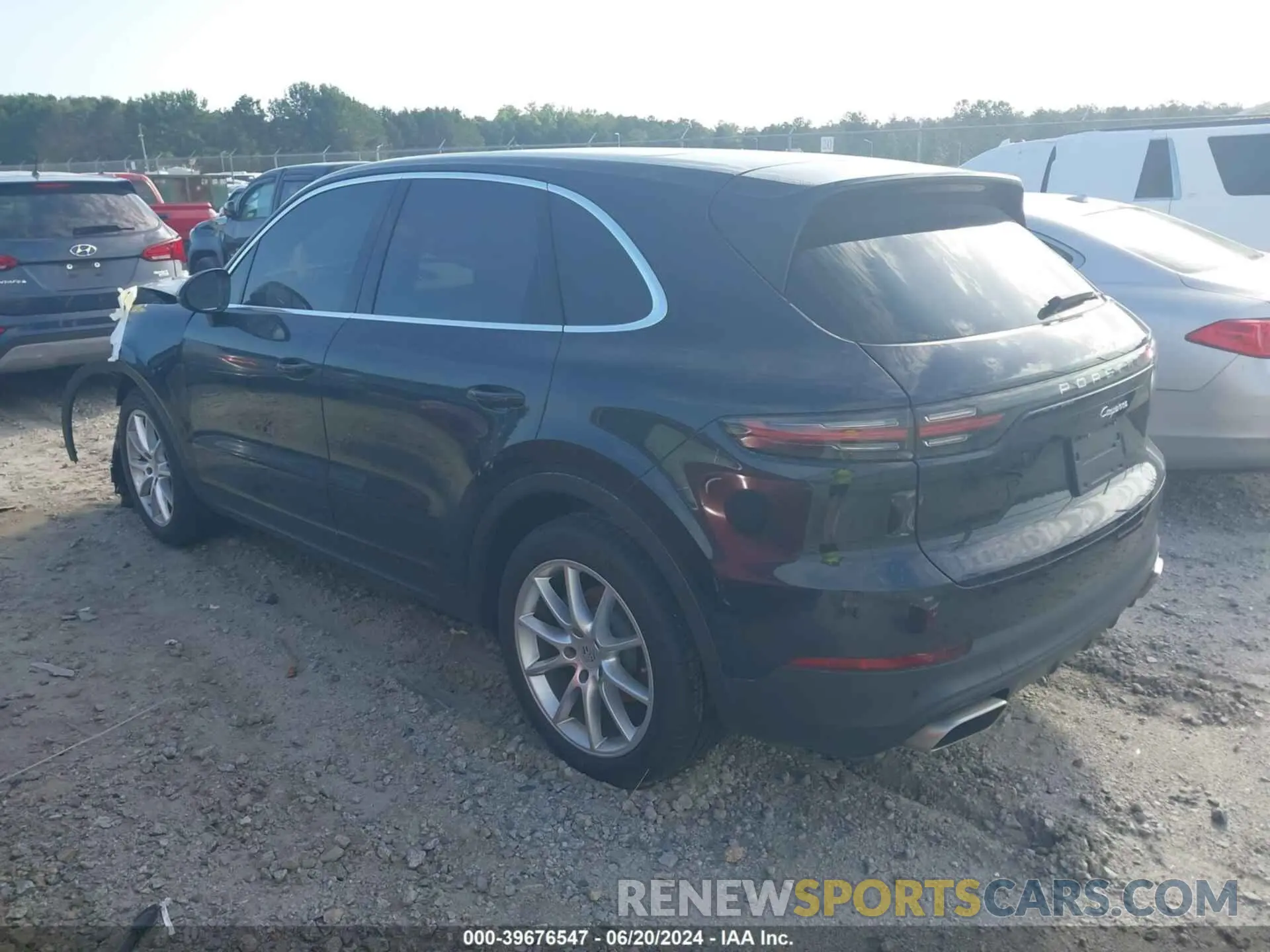 3 Photograph of a damaged car WP1AA2AY8LDA03452 PORSCHE CAYENNE 2020