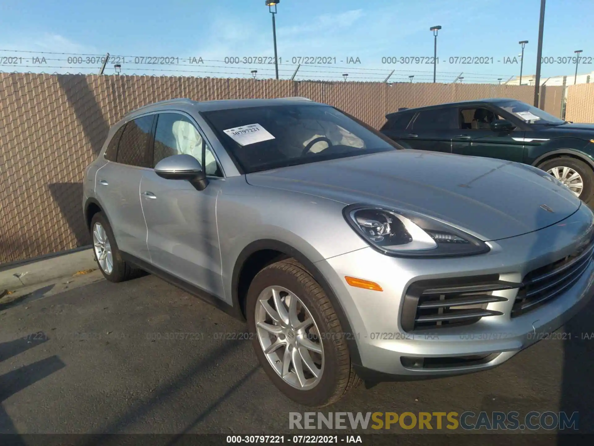 1 Photograph of a damaged car WP1AA2AY8LDA07615 PORSCHE CAYENNE 2020