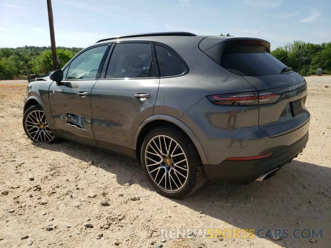 2 Photograph of a damaged car WP1AA2AY9LDA03086 PORSCHE CAYENNE 2020