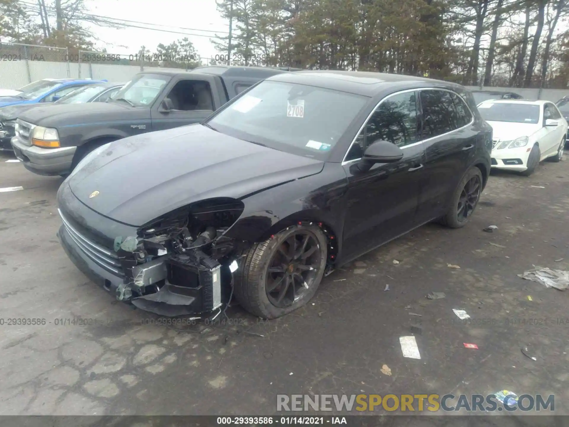 2 Photograph of a damaged car WP1AA2AY9LDA06067 PORSCHE CAYENNE 2020