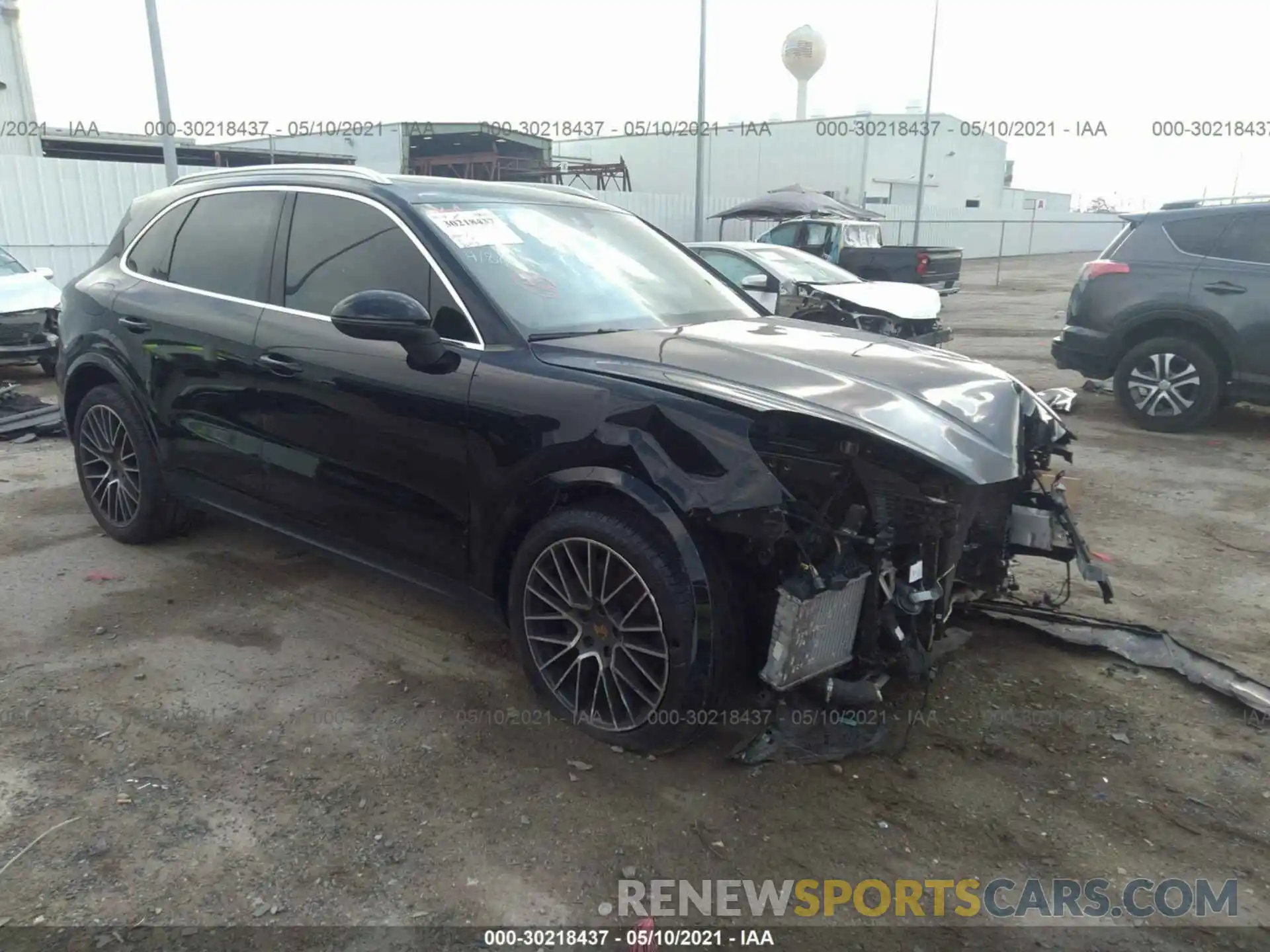 1 Photograph of a damaged car WP1AA2AY9LDA06408 PORSCHE CAYENNE 2020