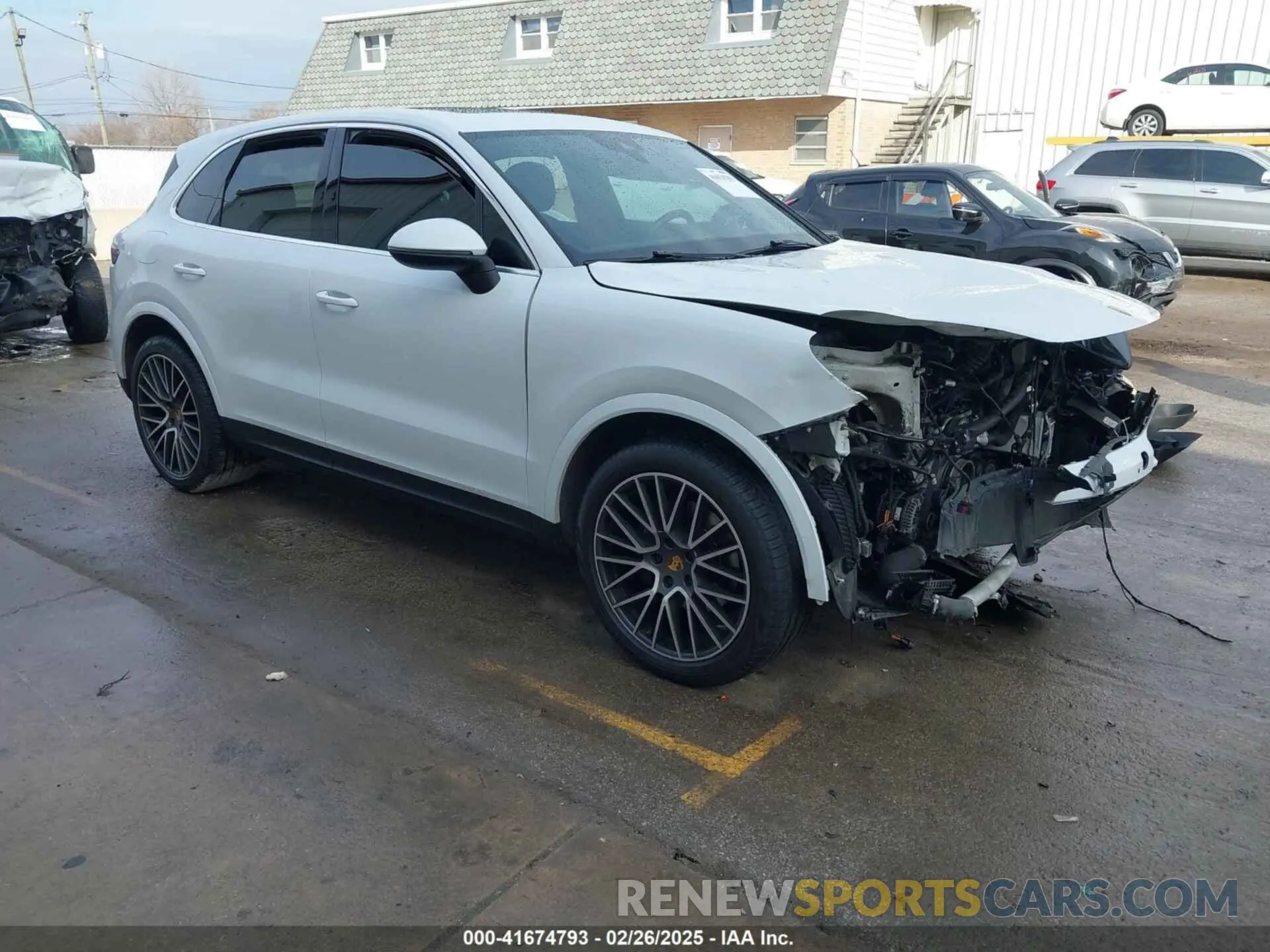 1 Photograph of a damaged car WP1AA2AYXLDA01167 PORSCHE CAYENNE 2020