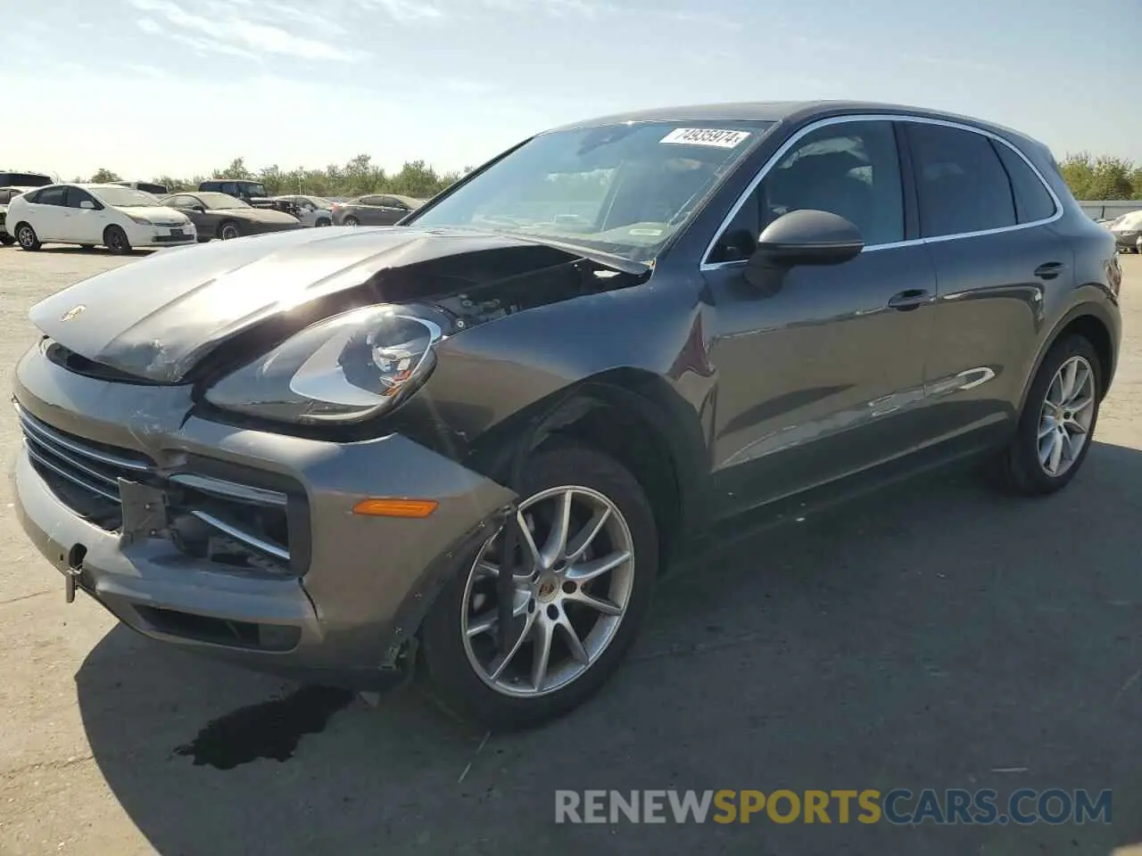 1 Photograph of a damaged car WP1AA2AYXLDA07129 PORSCHE CAYENNE 2020