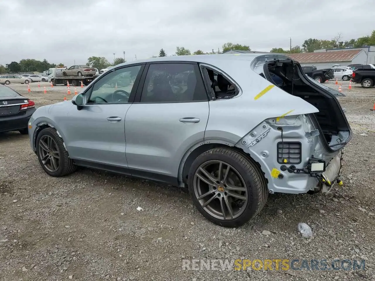 2 Photograph of a damaged car WP1AB2AY8LDA27666 PORSCHE CAYENNE 2020
