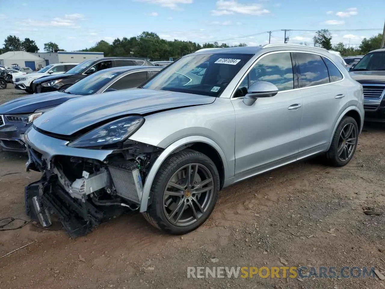 1 Photograph of a damaged car WP1AB2AY8LDA28204 PORSCHE CAYENNE 2020