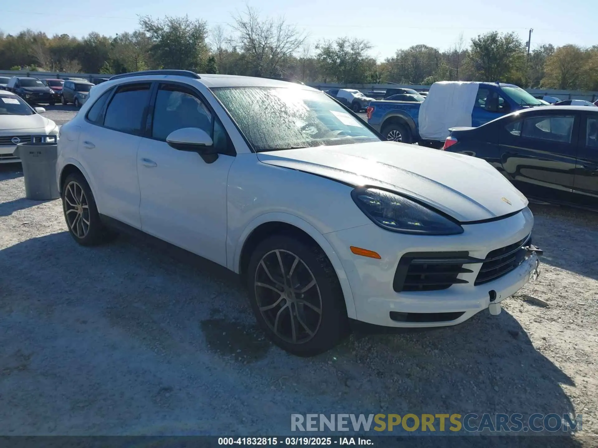 1 Photograph of a damaged car WP1AB2AY9LDA28759 PORSCHE CAYENNE 2020