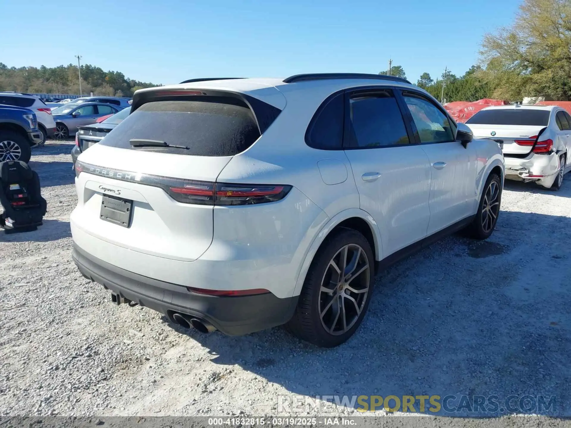 4 Photograph of a damaged car WP1AB2AY9LDA28759 PORSCHE CAYENNE 2020