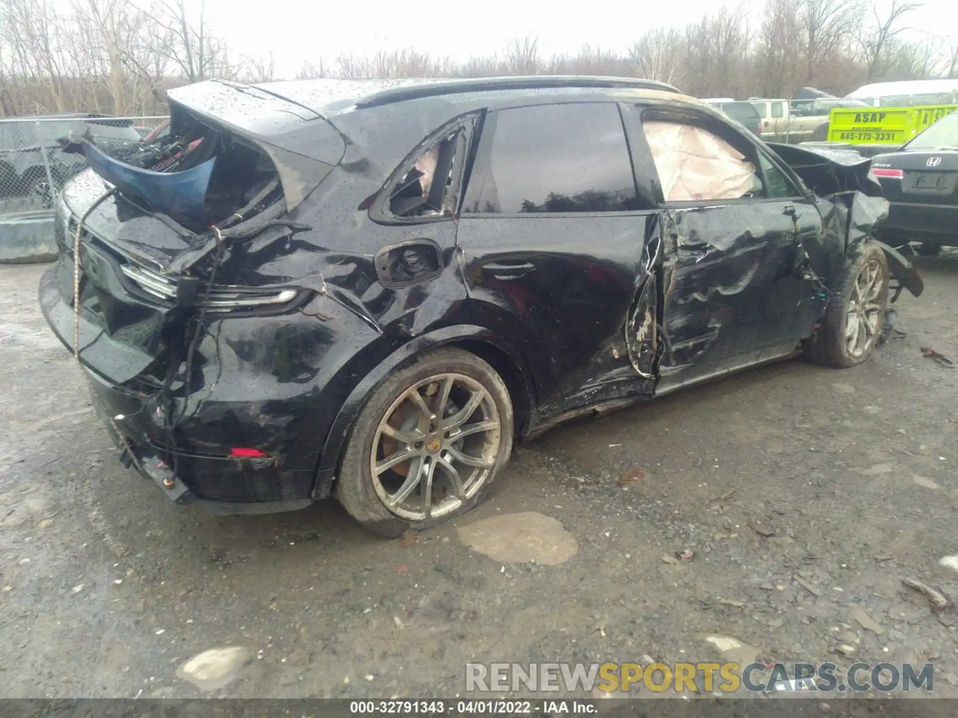 4 Photograph of a damaged car WP1AB2AYXLDA28236 PORSCHE CAYENNE 2020