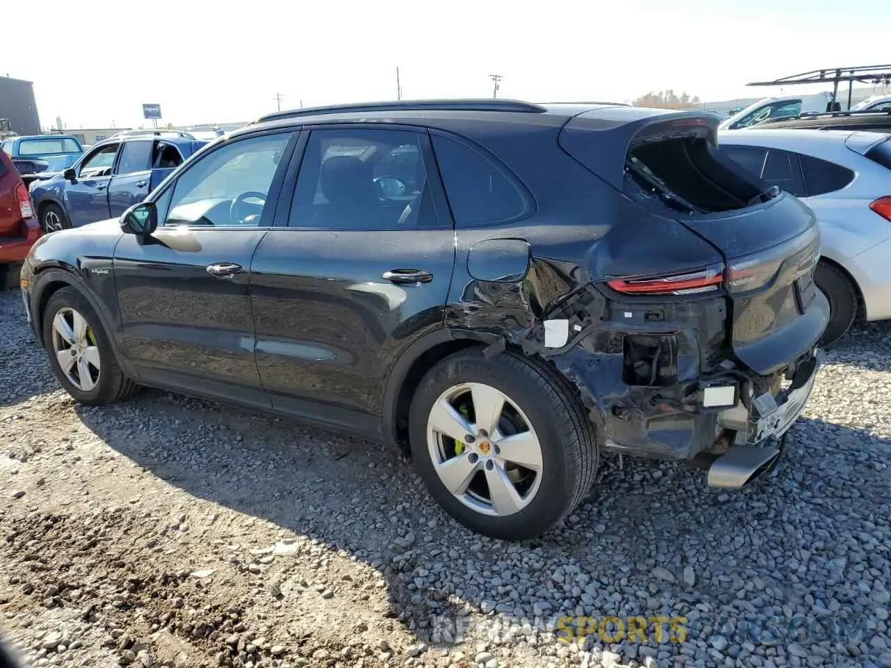 2 Photograph of a damaged car WP1AE2AYXLDA22153 PORSCHE CAYENNE 2020
