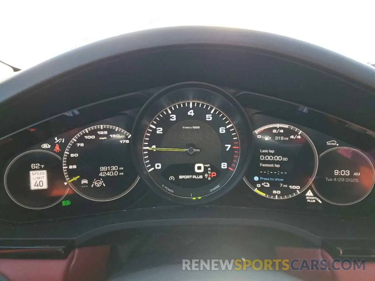 9 Photograph of a damaged car WP1AE2AYXLDA22153 PORSCHE CAYENNE 2020