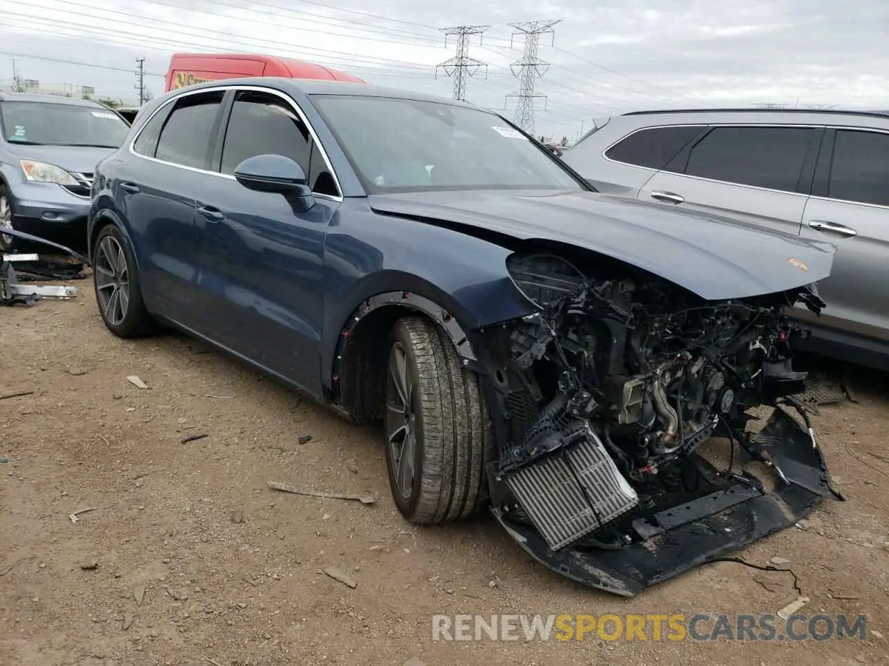 4 Photograph of a damaged car WP1AF2AY6LDA39092 PORSCHE CAYENNE 2020