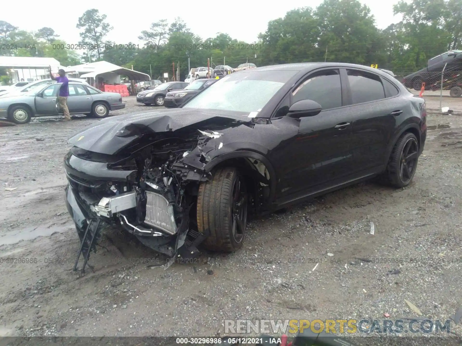 2 Photograph of a damaged car WP1BA2AY2LDA46270 PORSCHE CAYENNE 2020