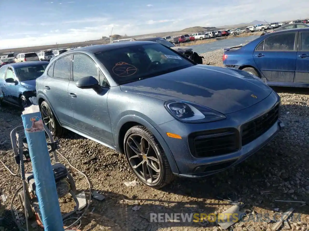 1 Photograph of a damaged car WP1BA2AY2LDA46768 PORSCHE CAYENNE 2020