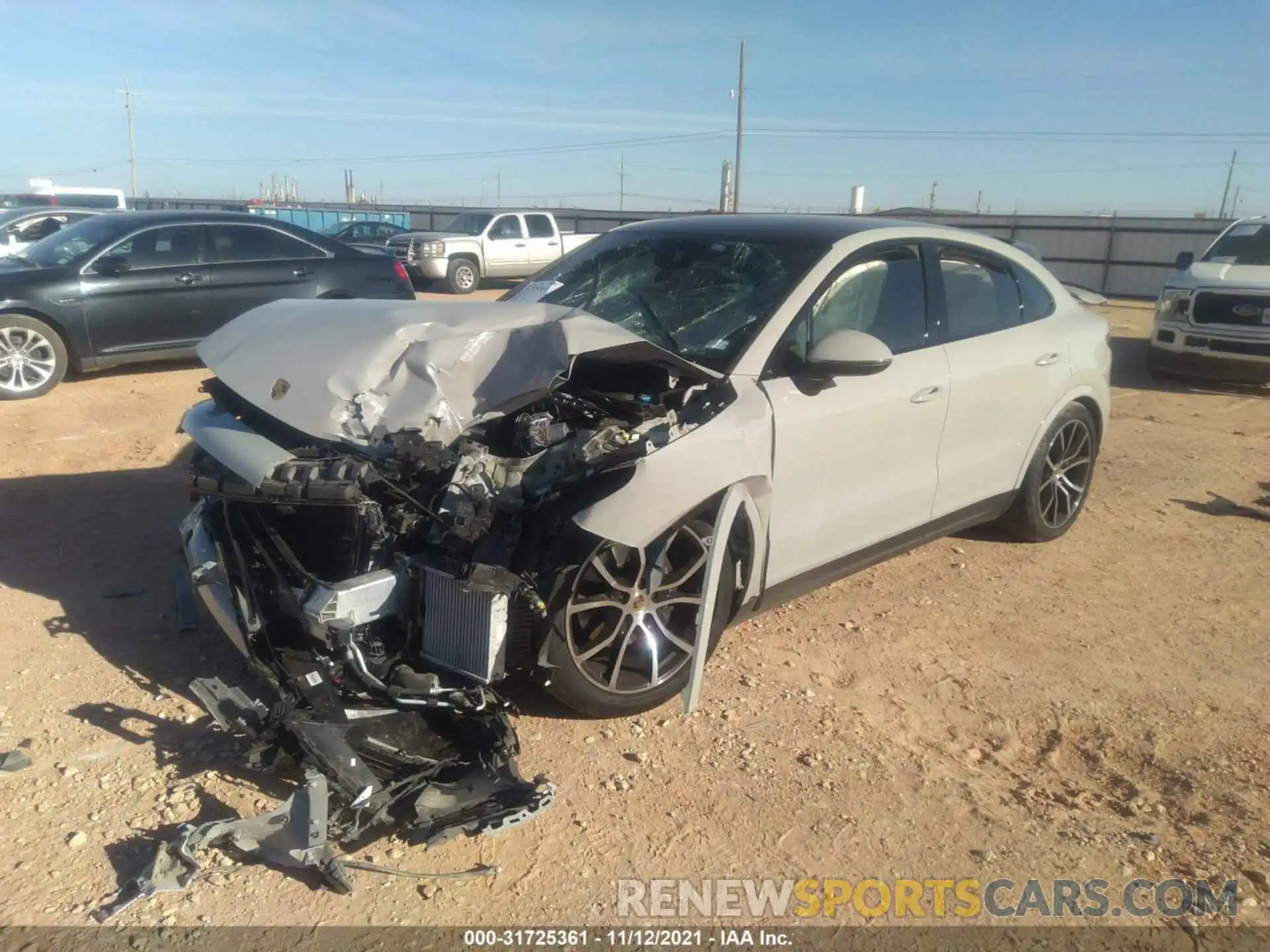 2 Photograph of a damaged car WP1BA2AY6LDA47969 PORSCHE CAYENNE 2020