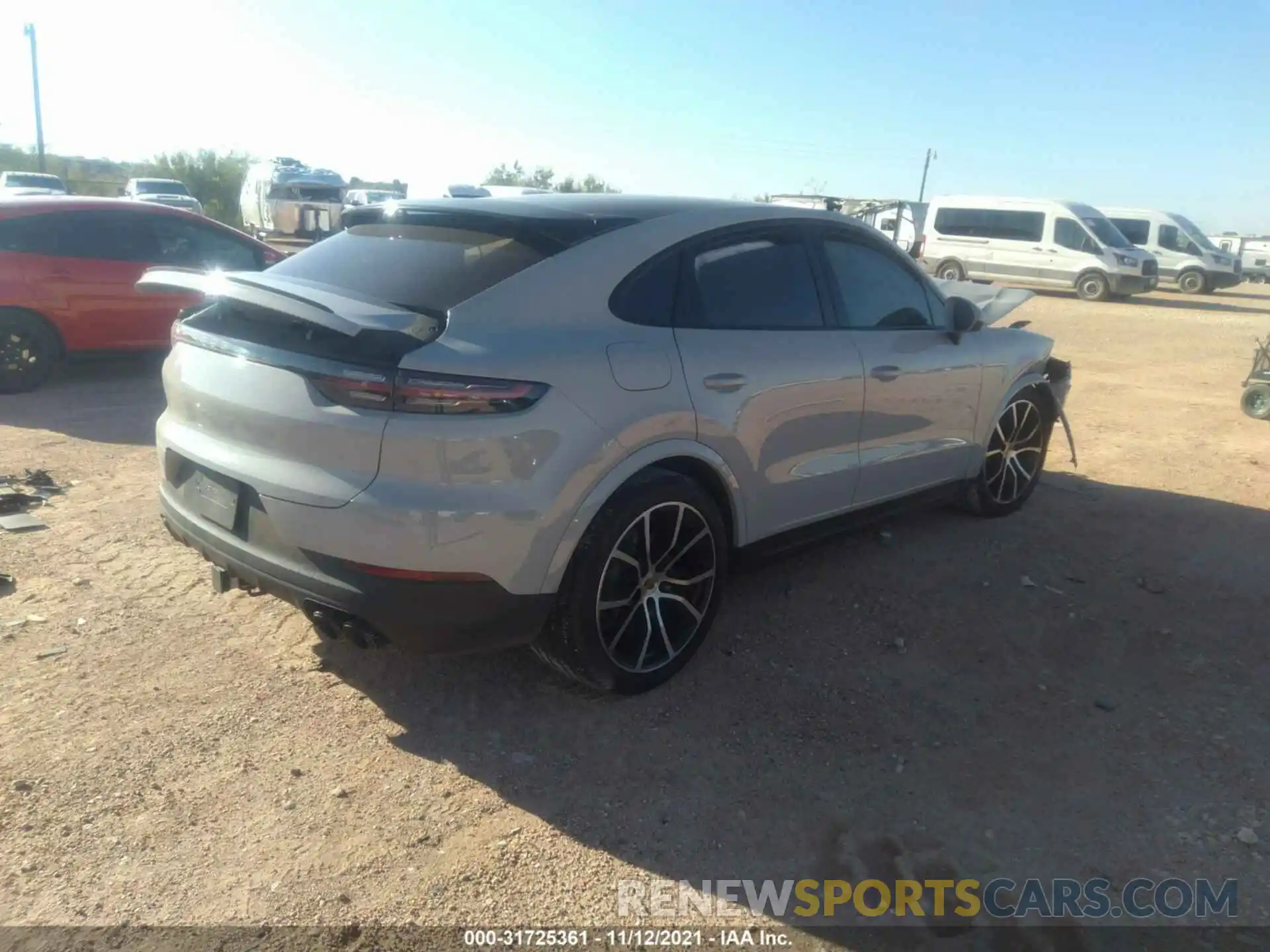 4 Photograph of a damaged car WP1BA2AY6LDA47969 PORSCHE CAYENNE 2020