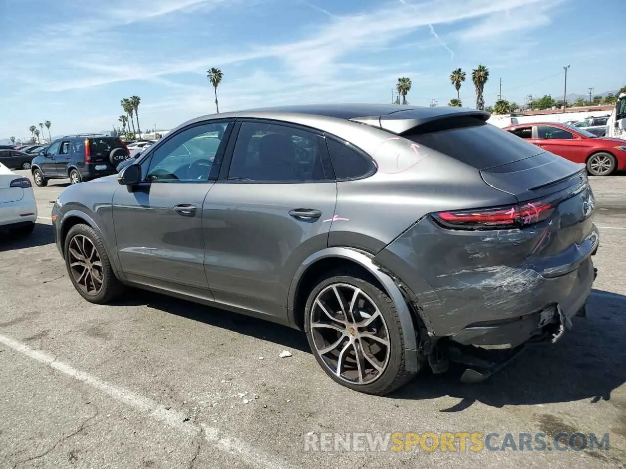 2 Photograph of a damaged car WP1BB2AY9LDA57683 PORSCHE CAYENNE 2020