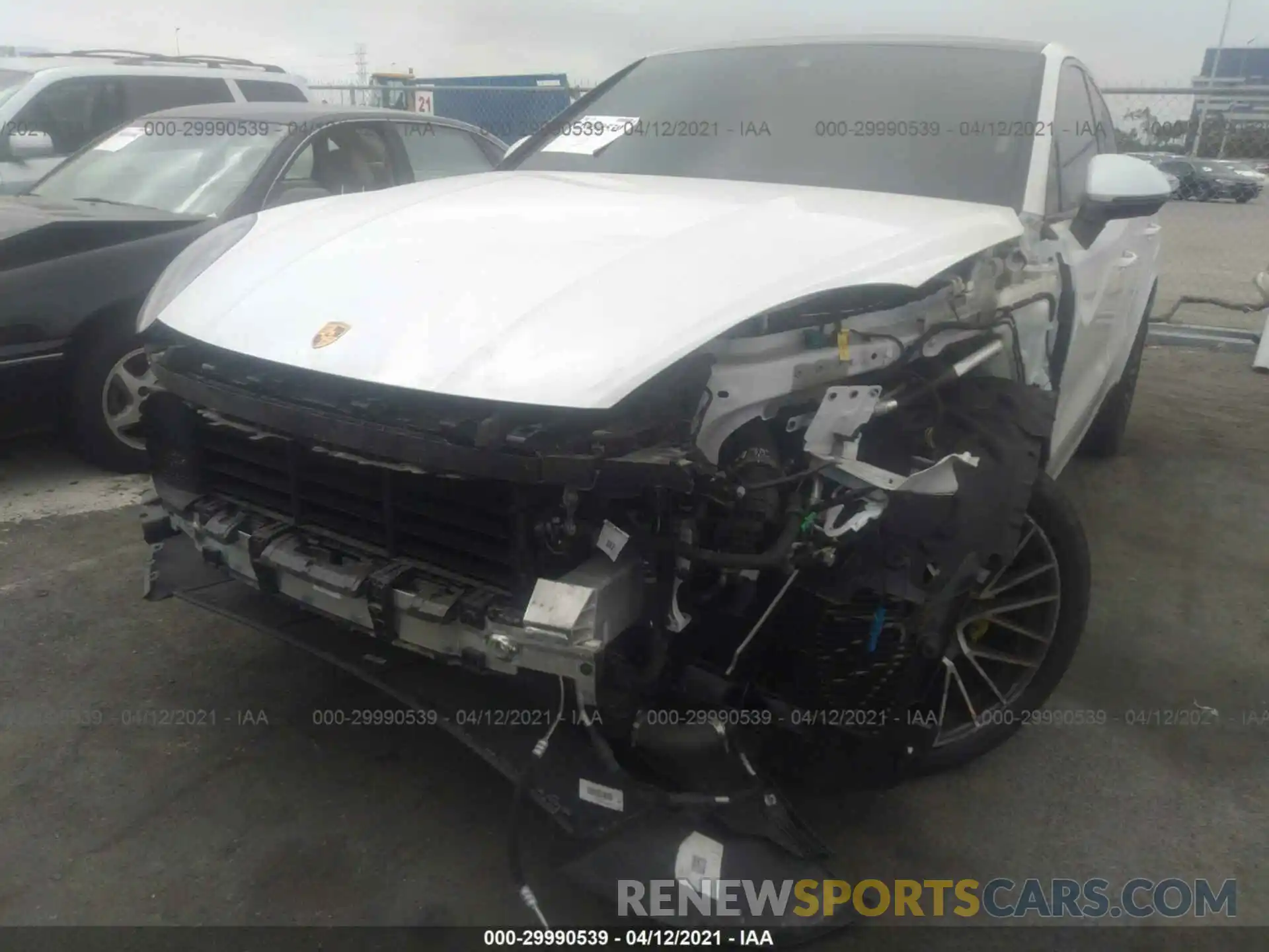 6 Photograph of a damaged car WP1BE2AY1LDA55272 PORSCHE CAYENNE 2020