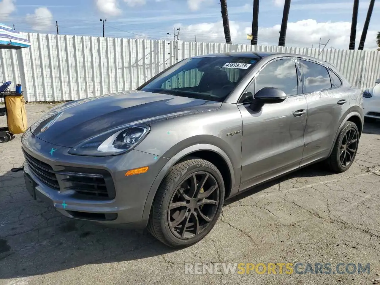 1 Photograph of a damaged car WP1BE2AY3LDA55144 PORSCHE CAYENNE 2020
