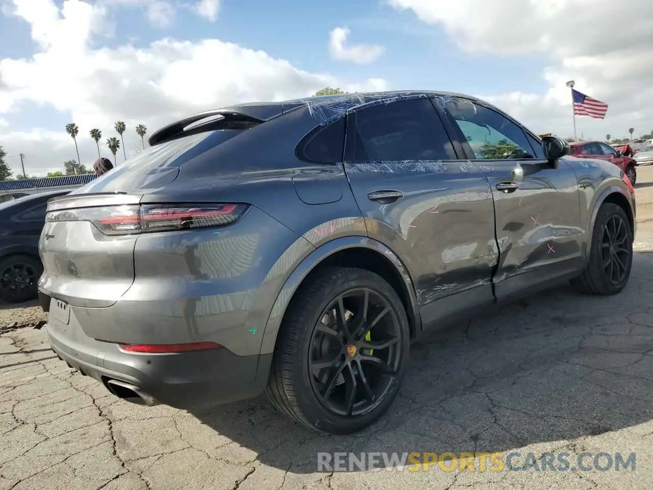 3 Photograph of a damaged car WP1BE2AY3LDA55144 PORSCHE CAYENNE 2020