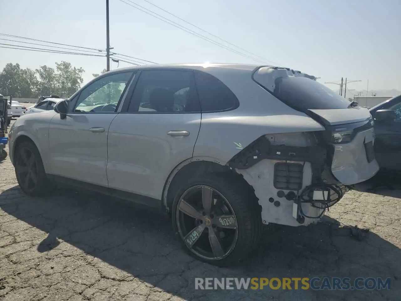 2 Photograph of a damaged car WP1AA2AY0MDA00689 PORSCHE CAYENNE 2021