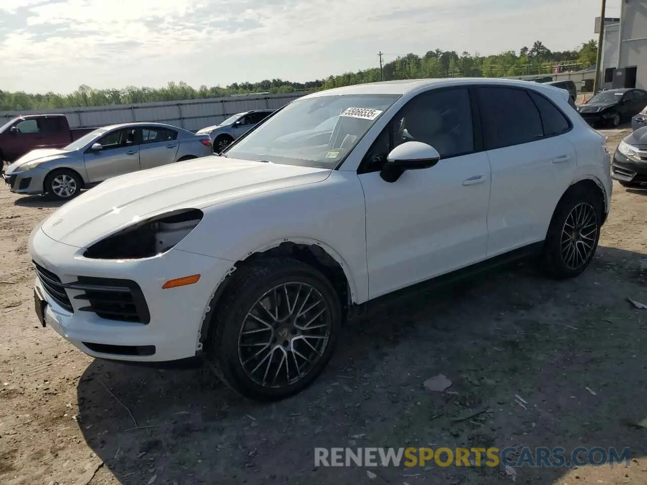 1 Photograph of a damaged car WP1AA2AY2MDA04727 PORSCHE CAYENNE 2021