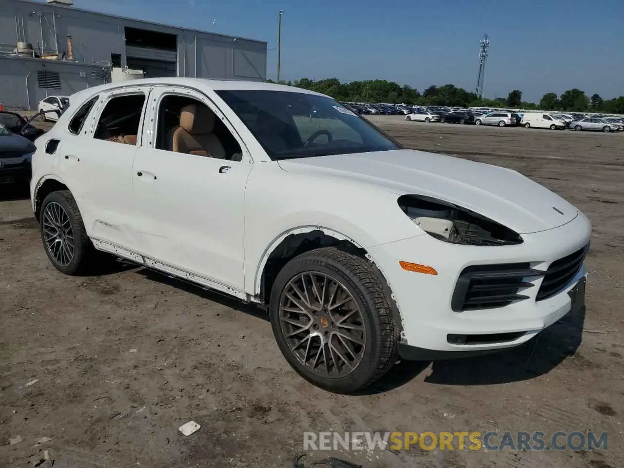 4 Photograph of a damaged car WP1AA2AY2MDA04727 PORSCHE CAYENNE 2021