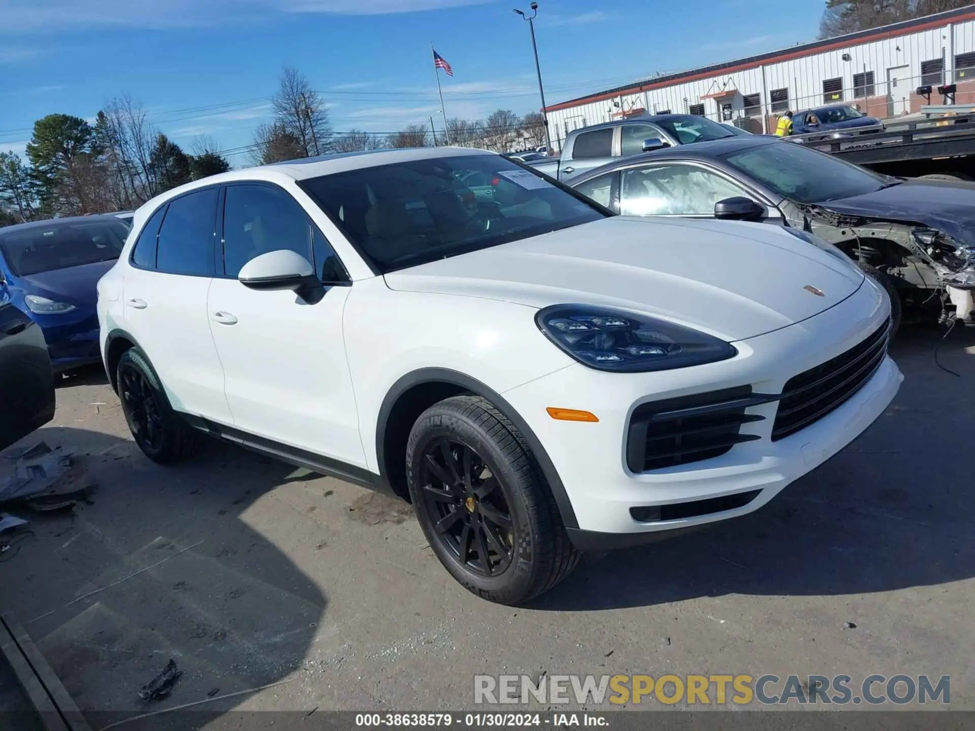 1 Photograph of a damaged car WP1AA2AY4MDA06950 PORSCHE CAYENNE 2021