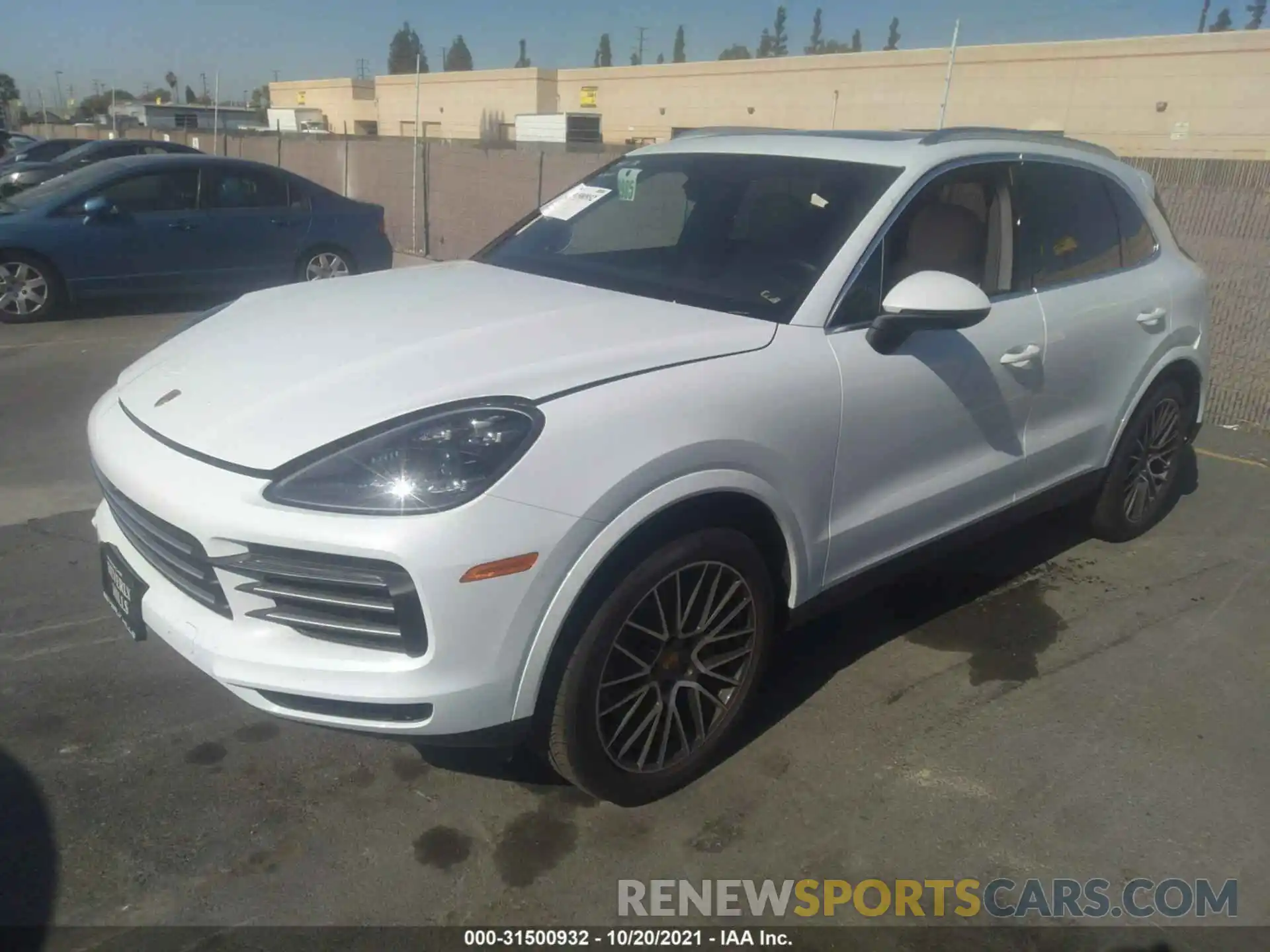 2 Photograph of a damaged car WP1AA2AY5MDA01384 PORSCHE CAYENNE 2021