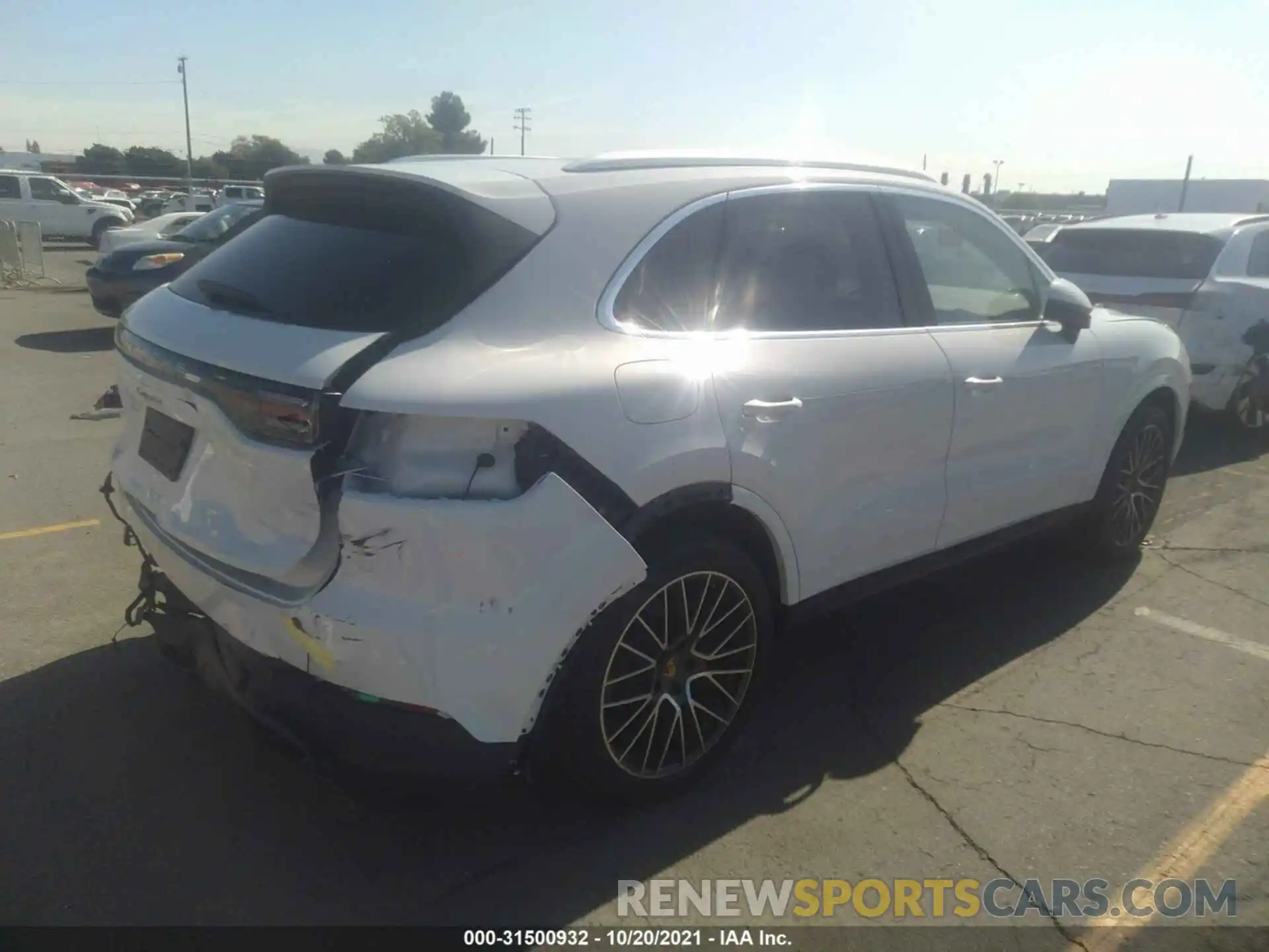 4 Photograph of a damaged car WP1AA2AY5MDA01384 PORSCHE CAYENNE 2021