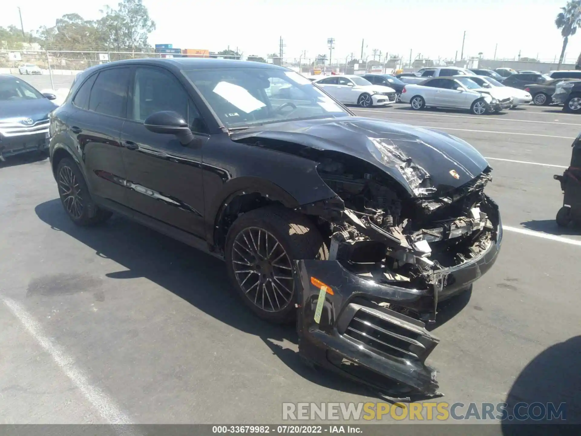 1 Photograph of a damaged car WP1AA2AY6MDA04584 PORSCHE CAYENNE 2021